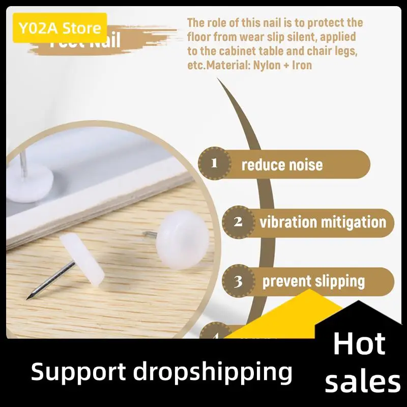 

Y02A Felt Foot Mats Skid Stud Protector Furniture Chair Table Legs