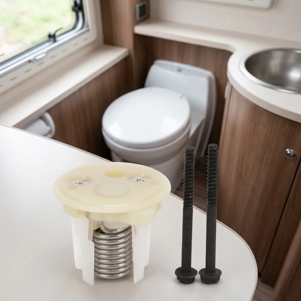 Tank Mounting Hardware for rv Toilet Spring Kit for rv Travel High Compatibility Design for rv Restroom Installation Parts