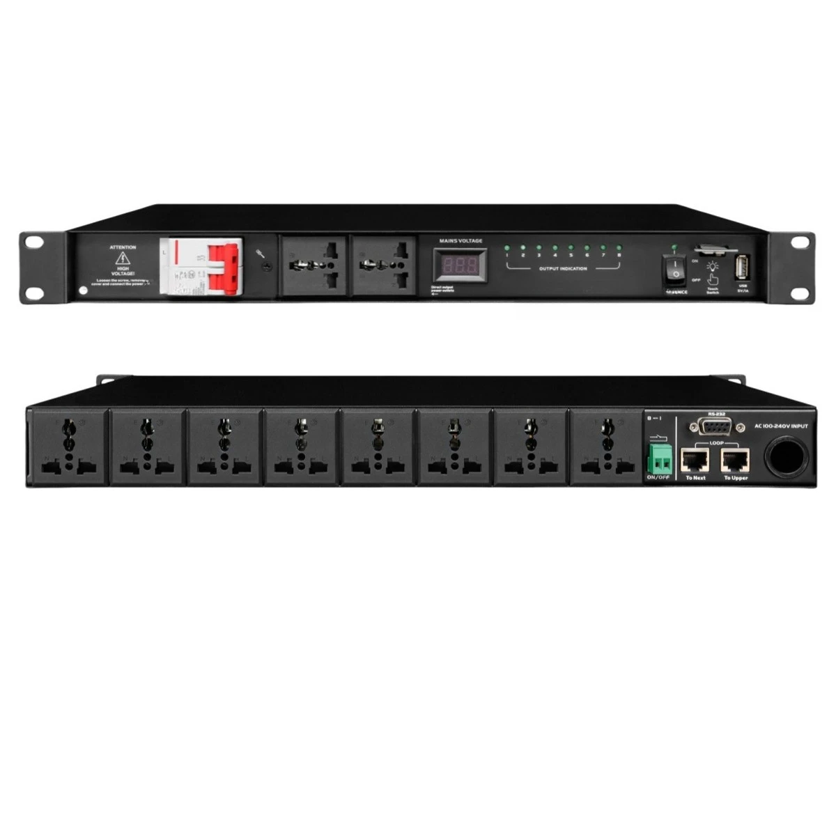 

PS8 8-channel power sequencer, central control timing power supply