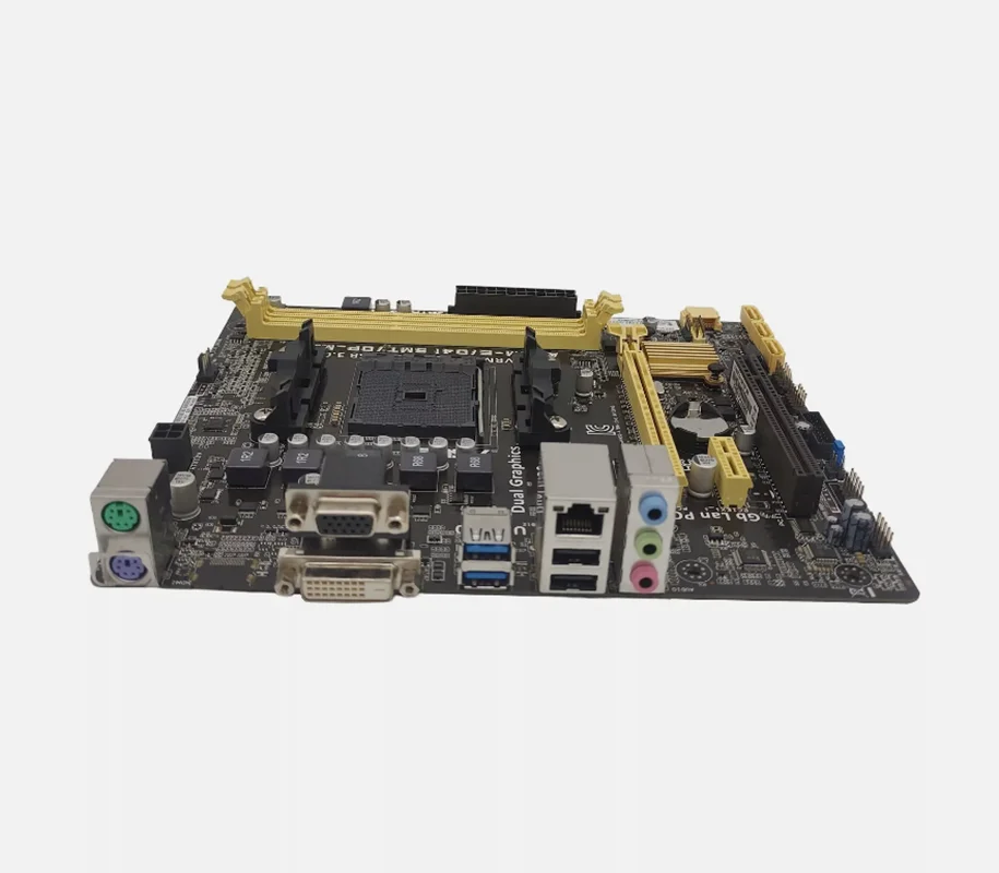 ASUS A78M-E/D415MT/DP_MB mATX اللوحة الأم AMD A78 المقبس FM2 + DDR3 SATA3 VGA DVI-D لسلسلة AMD Athlon/A #6