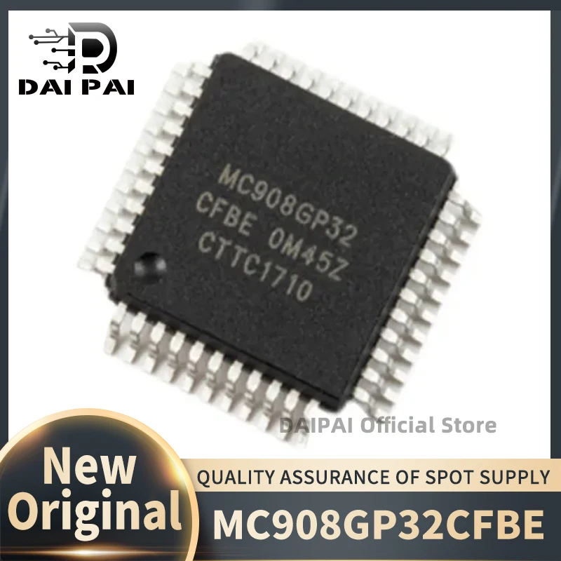 (5Pcs-10Pcs/Lot) 100% New original MC908GP32CFBE MC908GP32 CFBE LQFP44 Chipset