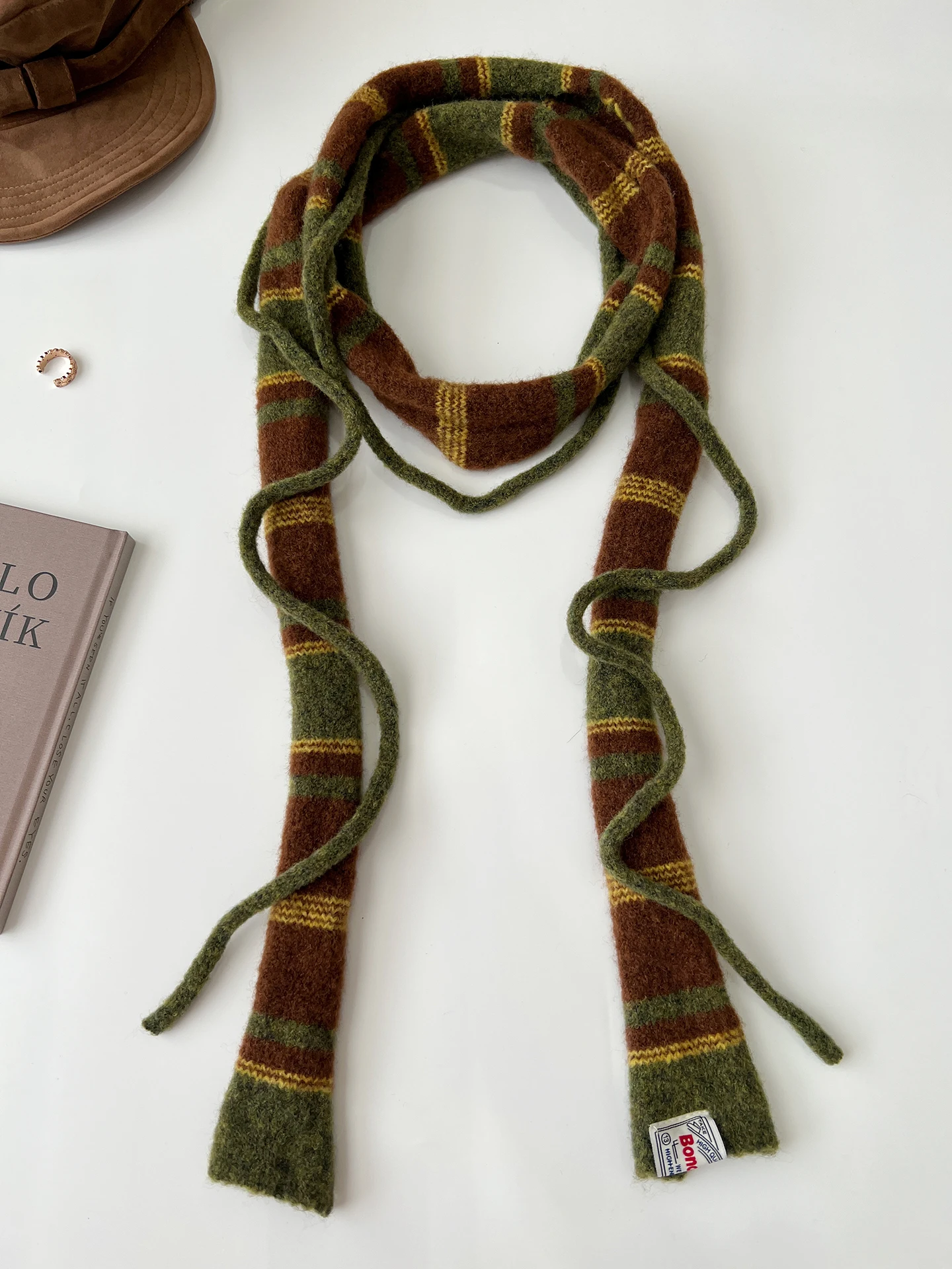 cachecol-longo-tricotado-estilo-harajuku-com-bloco-de-cores-moderno-versatil-retro-listrado-fino-decorativo-chique-mu