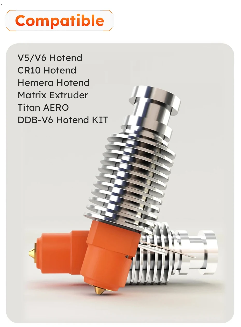 Trianglelab CHC KIT Keramik-Heizkern Schnellheizung M6 Gewinde Universal für Ender 3 V6 Hotend CR10 CR-6 SE MK3S 3D-Drucker – Detail 7
