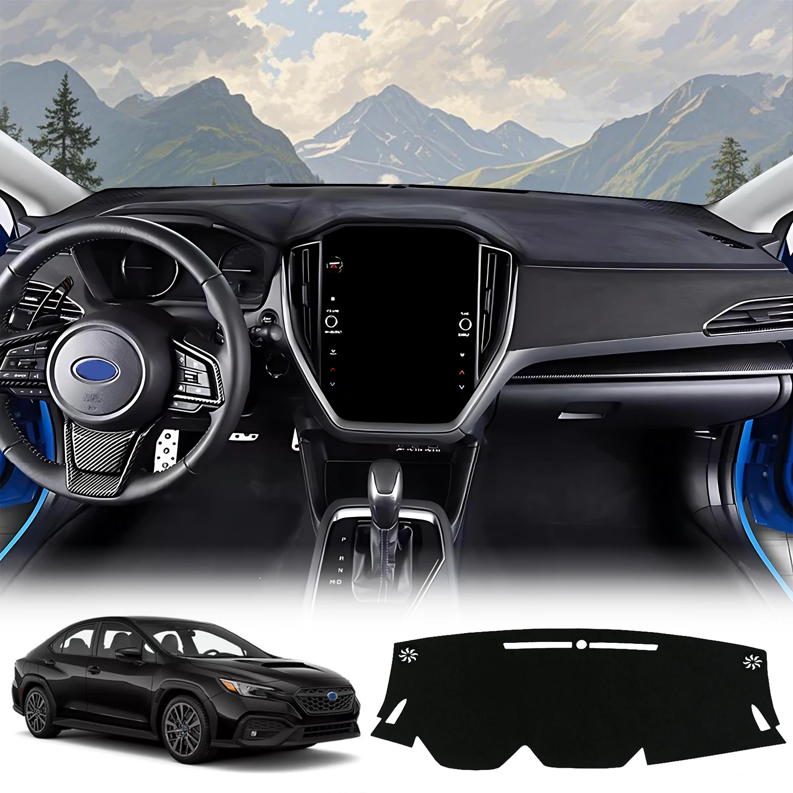 

for Subaru Impreza 2024-2026 Accessories Dashmat Dash Mat Anti-Slip Car Dashboard Cover Pad Sunshade Protective Carpet