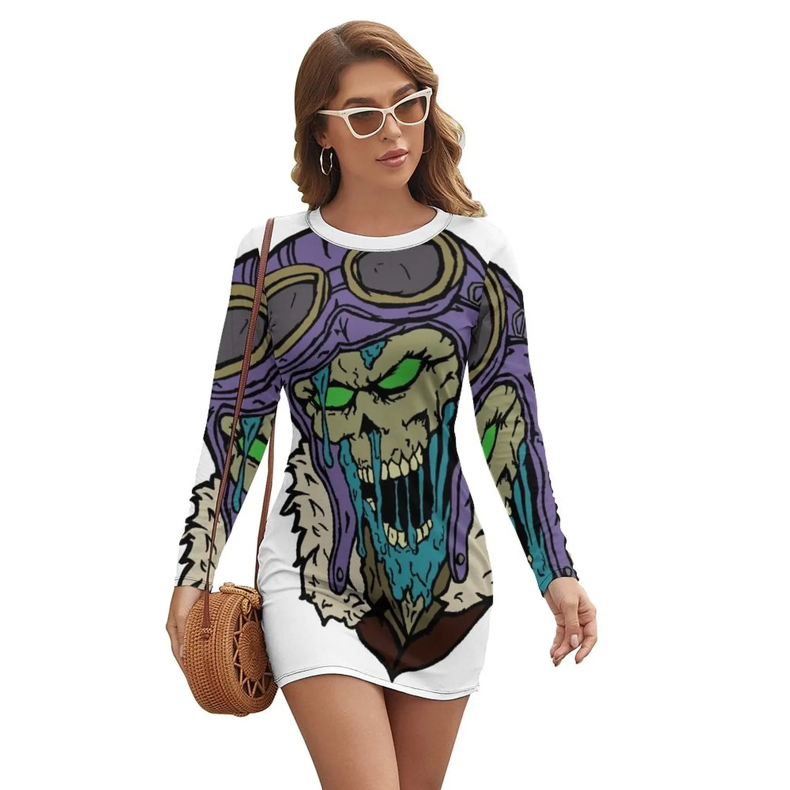 

Zombie Bomber- Heavy Metal 1981 Long-sleeved Dress dresses for women 2024 dresses for woman 2024 clothing women summer 2024