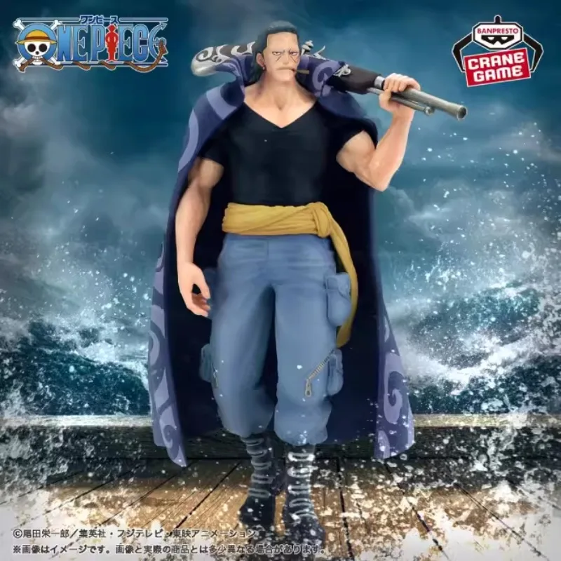 Banpresto-figura de Anime Original de BANDAI One Piece, Shukko Benn Beckman, modelo de PVC genuino de 17cm, juguete coleccionable, regalo