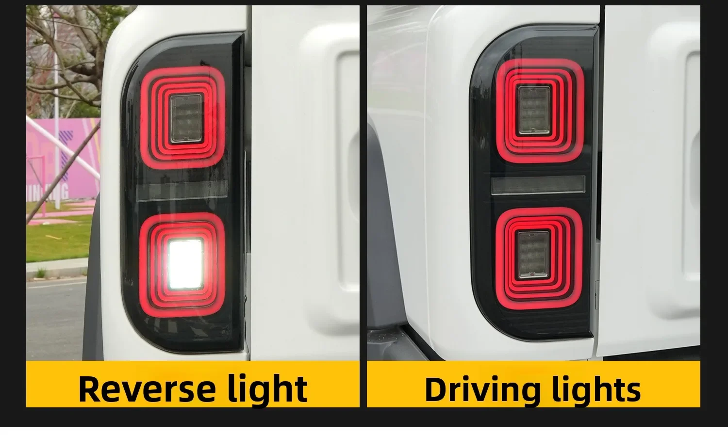 For BAW 212 T01 2024 2025 Led Suspended Tail Light Dynamic Turn Signal Driving Brake Reverse Light DRL Tail Lamp Accessories detail image 5