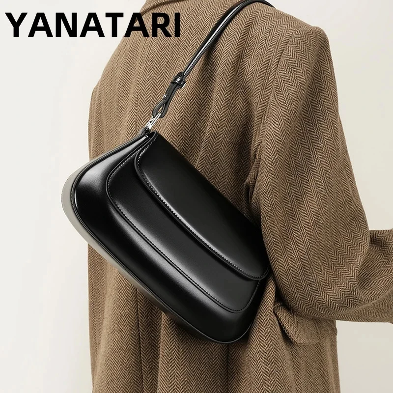 

YANATARI genuine cowhide leather bags for women, vintage shoulder bag for women, luxury handbags for women, high quality 2026