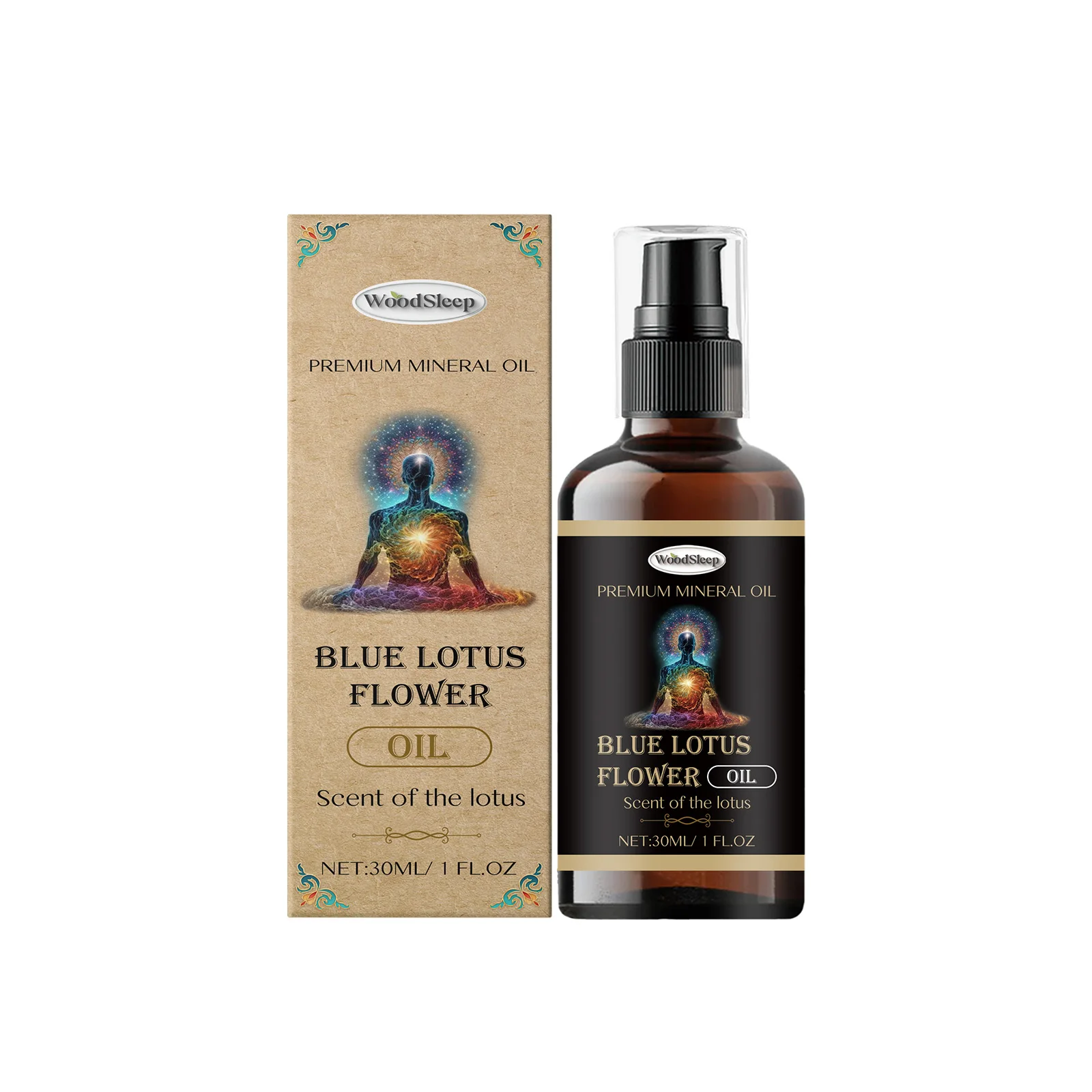 Blue Lotus Essential Oil Multi Repair Skin Nails Hair Eyelashe Lasting Moisturizing Gentle Nourishment Relaxing Body Massage Oil
