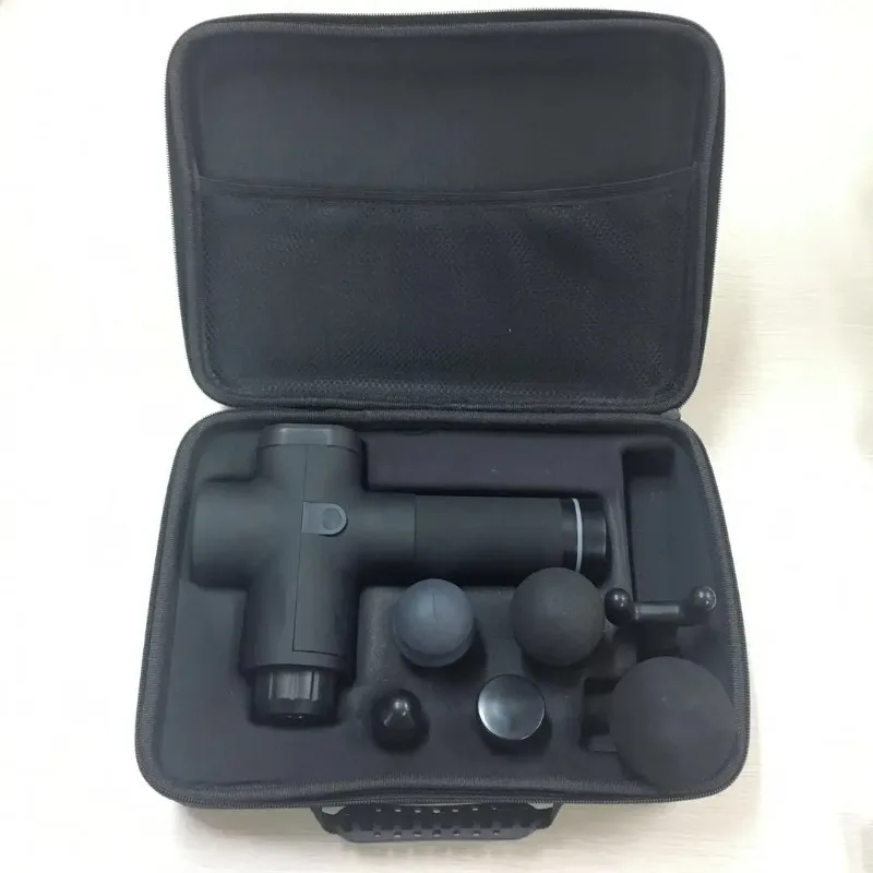 

Hot Selling Fitness Professional Deep Tissue Muscle Vibration Massager Massage Black PVC Body Ce LCD Panel 6 Level 4-5 Hours