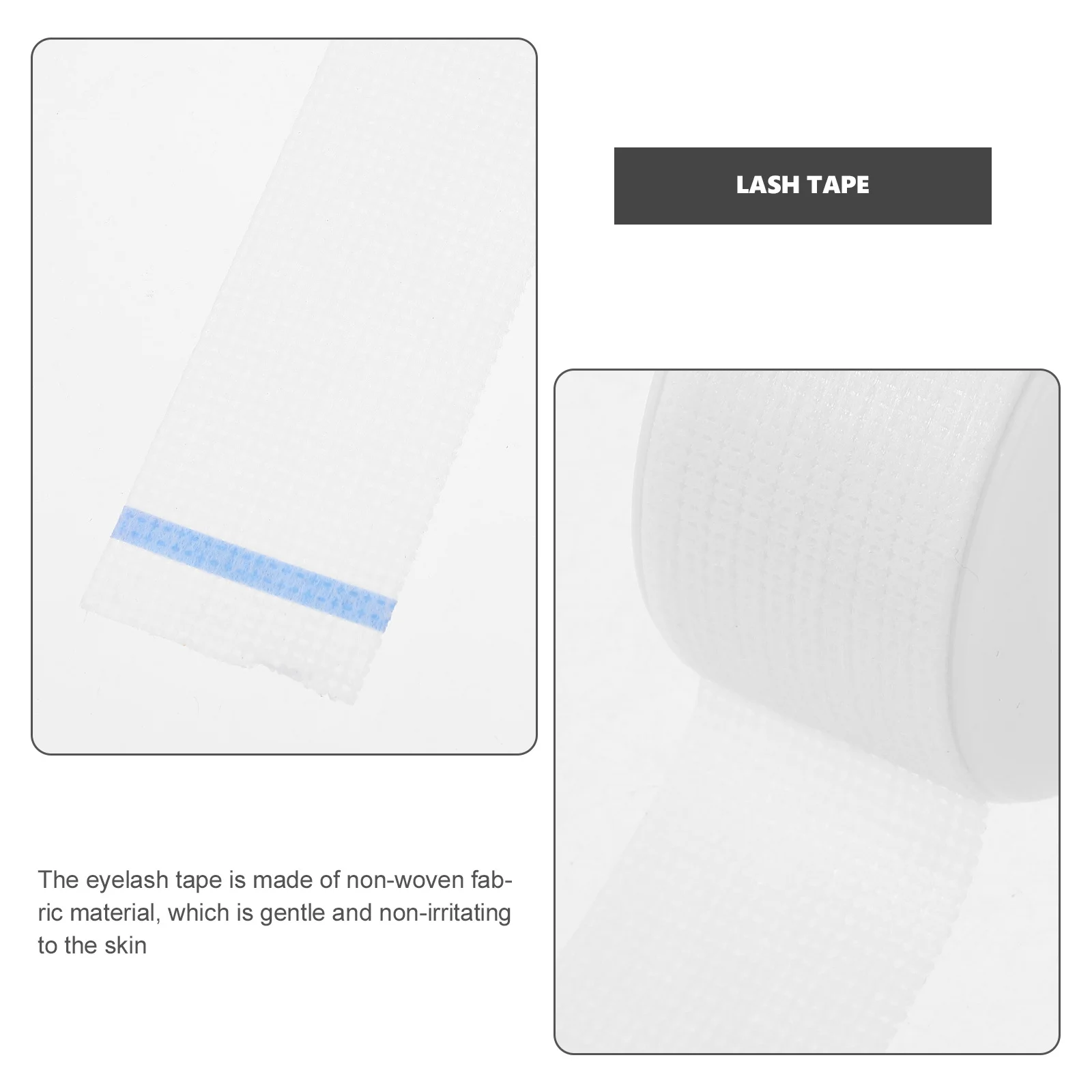 

1 Roll Eyelash Extension Tape Adhesive Strong Hold Non-Woven Fabric Safe Gentle for Lash Isolation Women Makeup Artists Daily