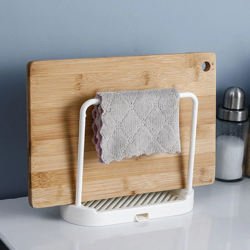 Portasciugamani da cucina portasciugamani appendiabiti spugna portasapone portaoggetti per cucina bagno piatto panno scarico organizzatore