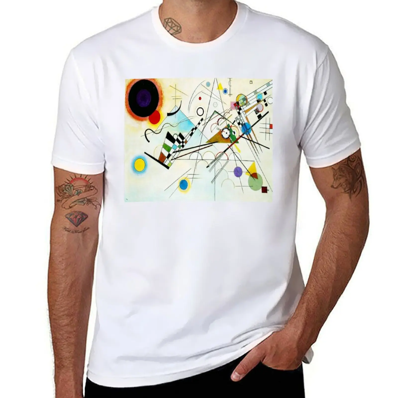 

Study for Composition VIII - Wassily Kandinsky Abstract Art T-Shirt t shirts for man pack cotton man t shirts cotton T-Shirt