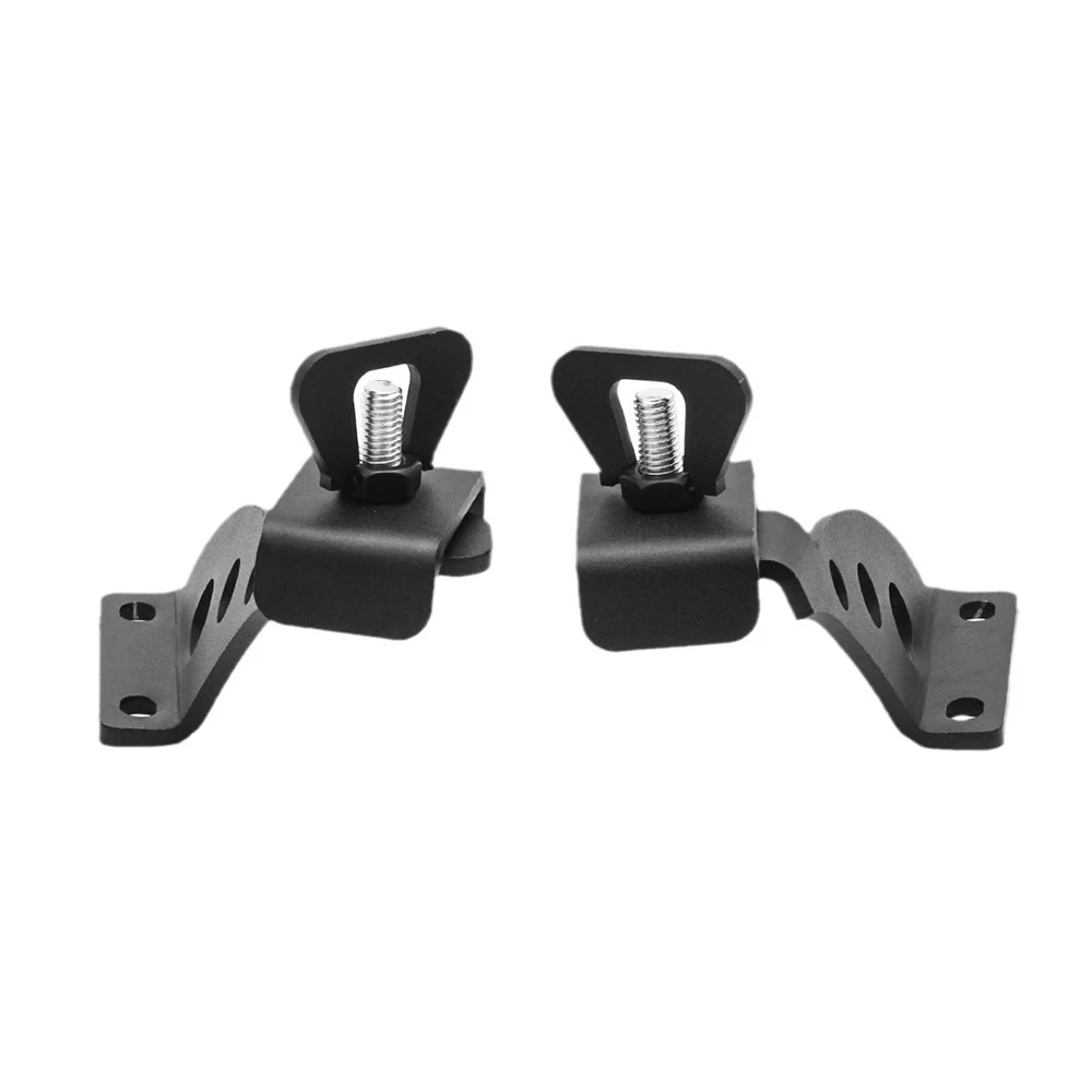 Hi-Lift Jack Hood Hinge Mount Bracket for 2007-2026 Jeep Wrangler JK JKU JL JLU Gladiator JT 4x4 Offroad Auto Parts