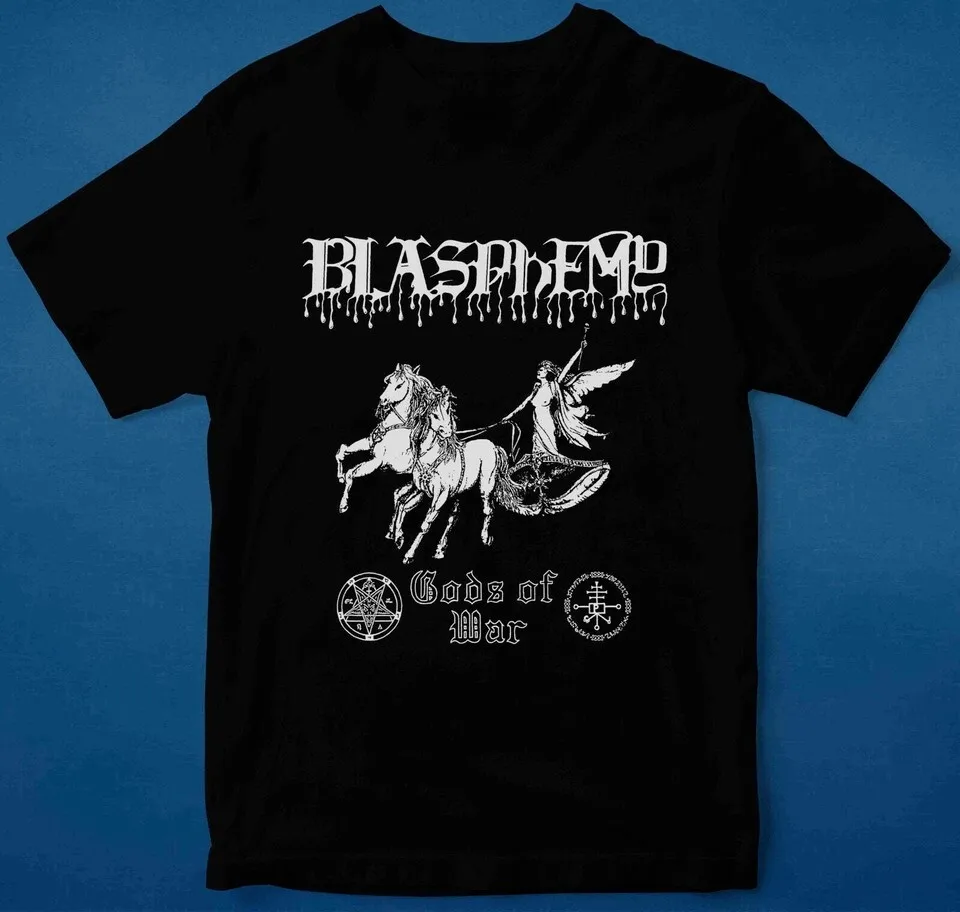 New Blasphemy Band god of war Gift For Fans Unisex S-5XL Shirt BI04_85
