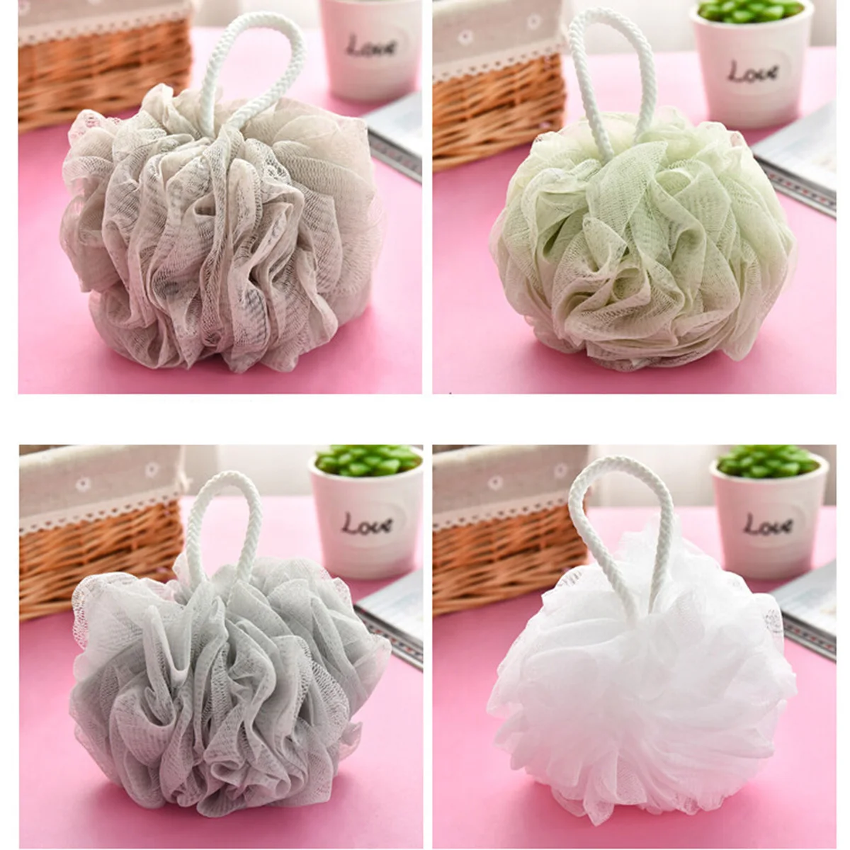 

shower ball bath ball shower sponge bath sponge bath pouf mesh pouf