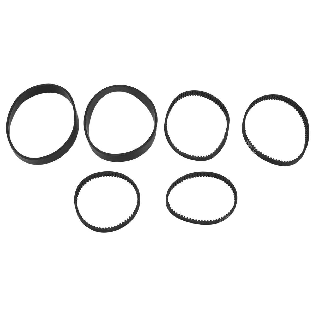 6PCS Replacement Vacuum Belt Set for Bissell ProHeat 2X Revolution Pet Pro Cleaner Models 1986,1964,2007,2007P