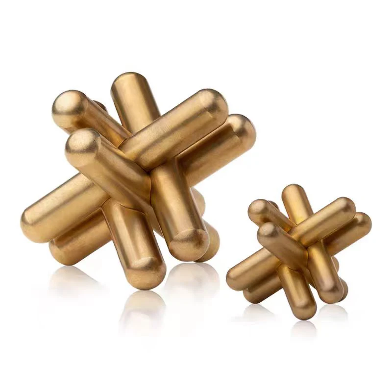 Luban Lock Puzzle in metallo Rompicapo Test IQ duro Sfida mentale Assemblaggio e smarrimento Giocattoli educativi per adolescenti adulti