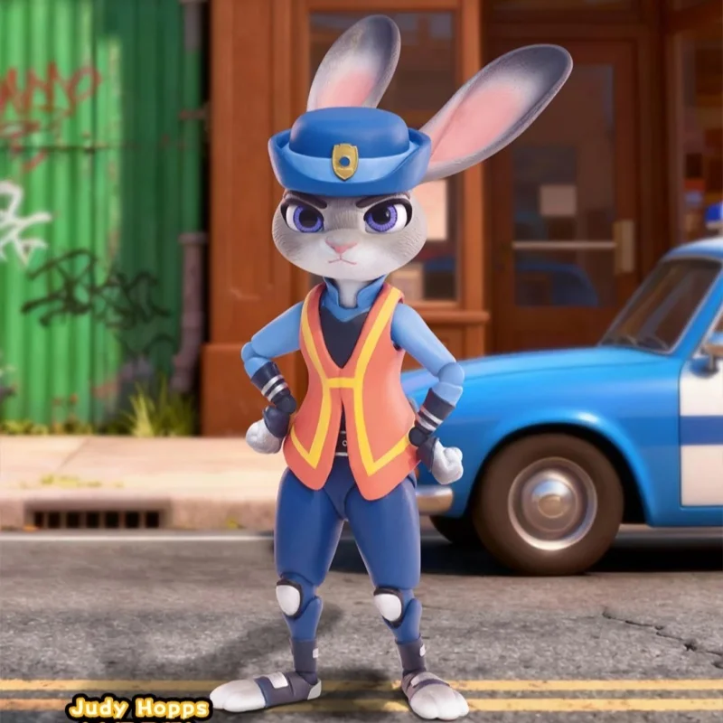 جديد أصيل Morstorm ديزني Zootopia 2 عمل الشكل صندوق أعمى لعبة عصرية زي الشرطة المدنية جودي نيك أنيمي البضائع #5