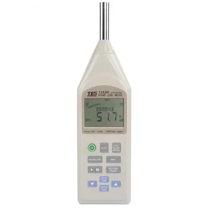 2025TES-1353H Integrating Noise Meter Sound Level Meter SPL/Leq/SEL Range 30-130dB Records Datas TES1353H