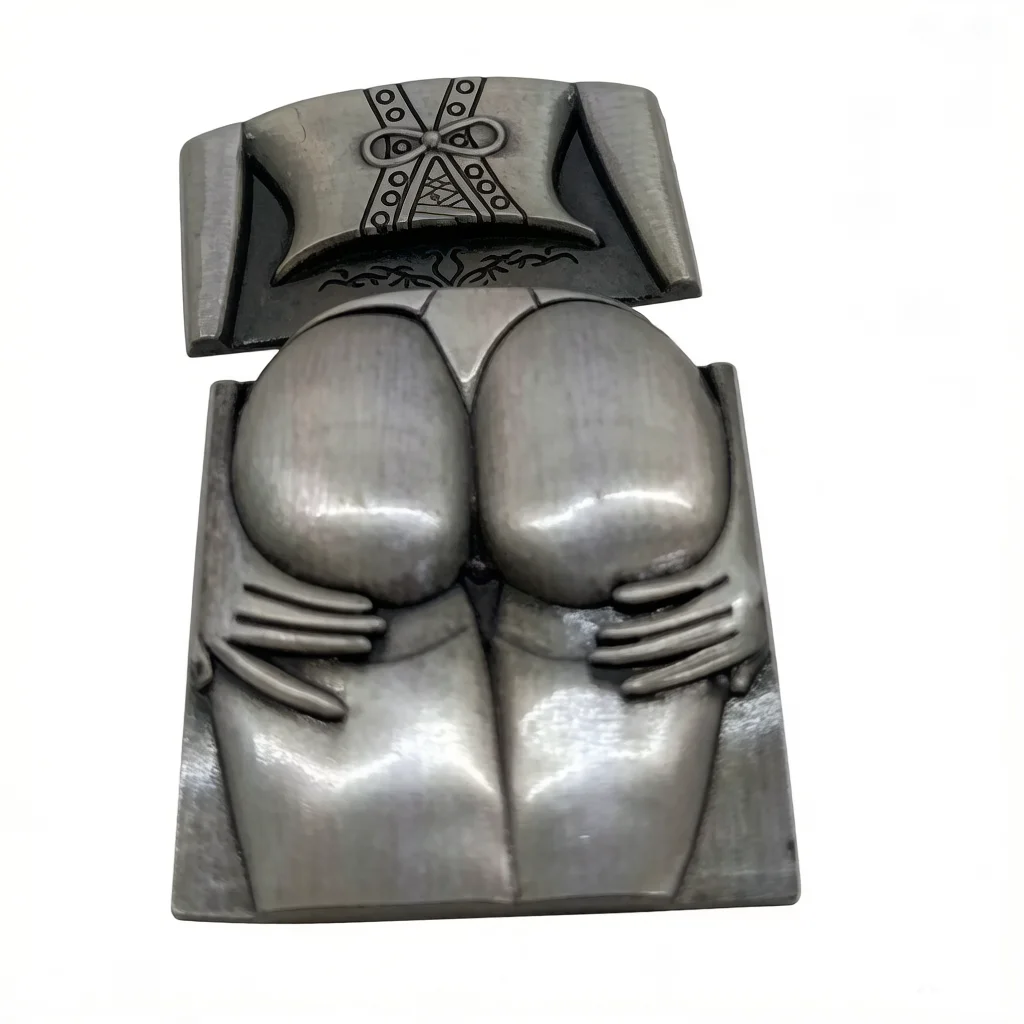 DIY Metal Badge Sticker Decoration Parts Accessories Sexy Big Butt For ZP Zorro Lighters