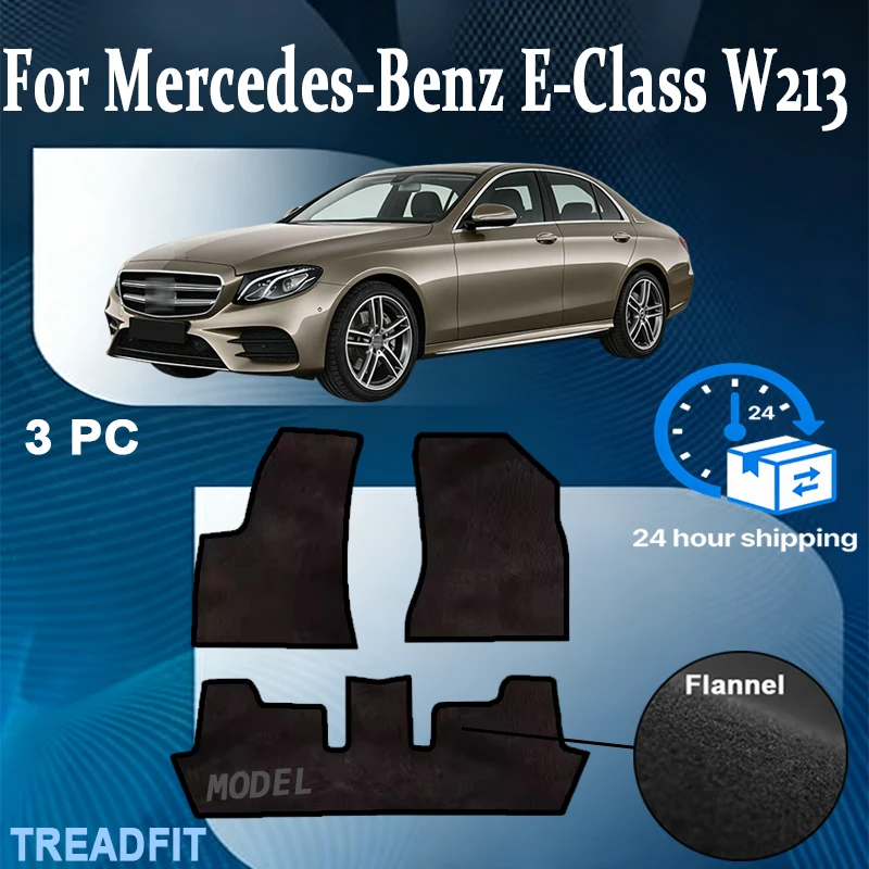

Nylon Floor Mats For Mercedes-Benz E-Class W213 Sedan SWB 2017~2023 Auto Carpets Footpads Cape Cover Foot Pads Car Accessories