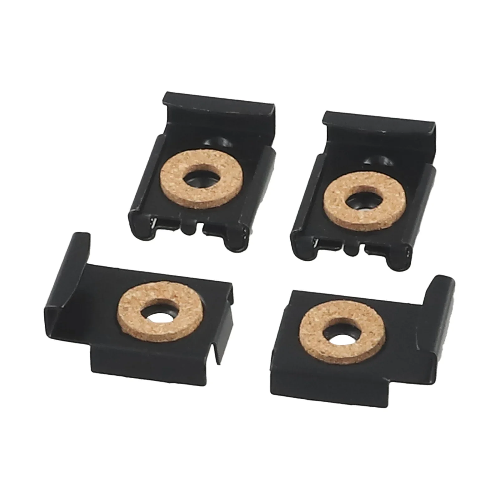 

4pcs Square Glass Clamps Zinc-Alloy Frameless Bathroom Mirror Glass Wall Mounting Fixing Kit Hardware With Screw Mirror Holder