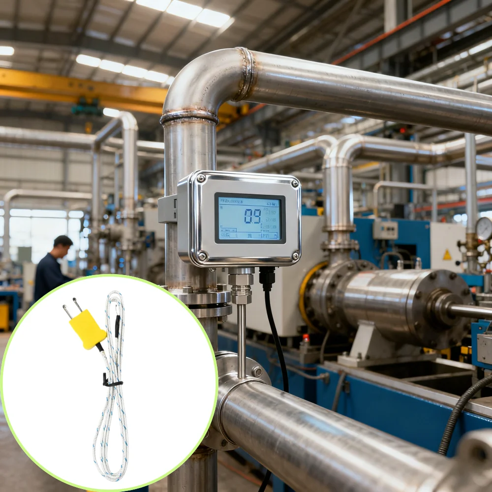 1 Metre K Type Thermometer Line Test Length Wire Temperature Thermocouple Sensor Probe Tester Line Multimeter Tester Line