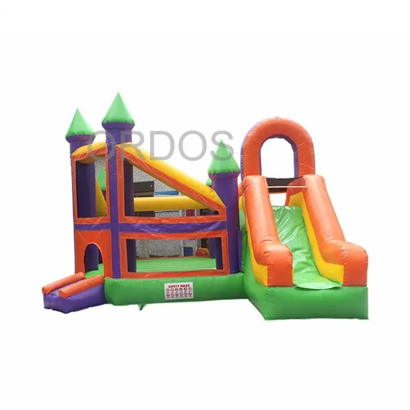 

Factory Wholesale Jumping Bouncer Obstacle Course Inflatable Game Obstacle Game for Kids and Adults Inflatable Slide Castle