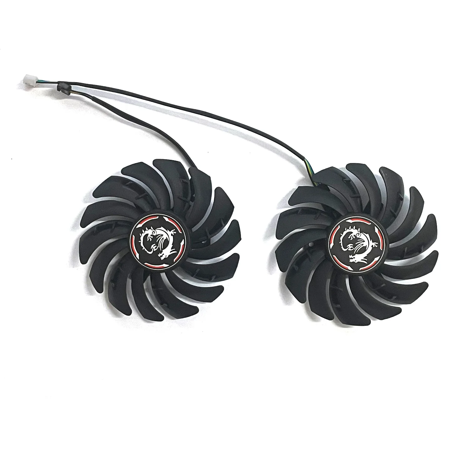 2 pçs 87mmn 4pin dc 12v 0.4a pld09210s12hh rtx2060 2060s gpu cooler para msi rtx 2060 2060s gaming z/x fã de gráficos de dragão mágico