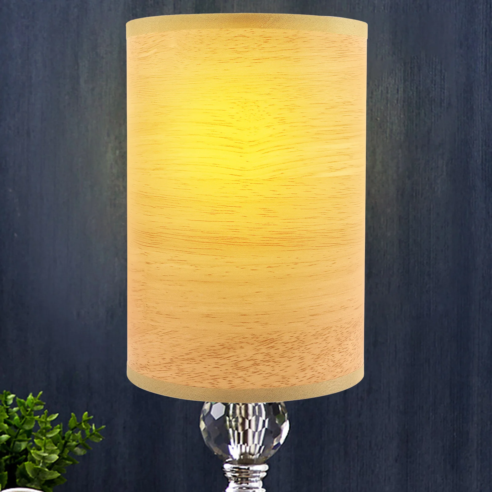 

Linen Lampshade Pattern Light Covers Table Fabric Wall Shade Durable Colorfast PVC Metal Cloth Compact Simple Sturdy