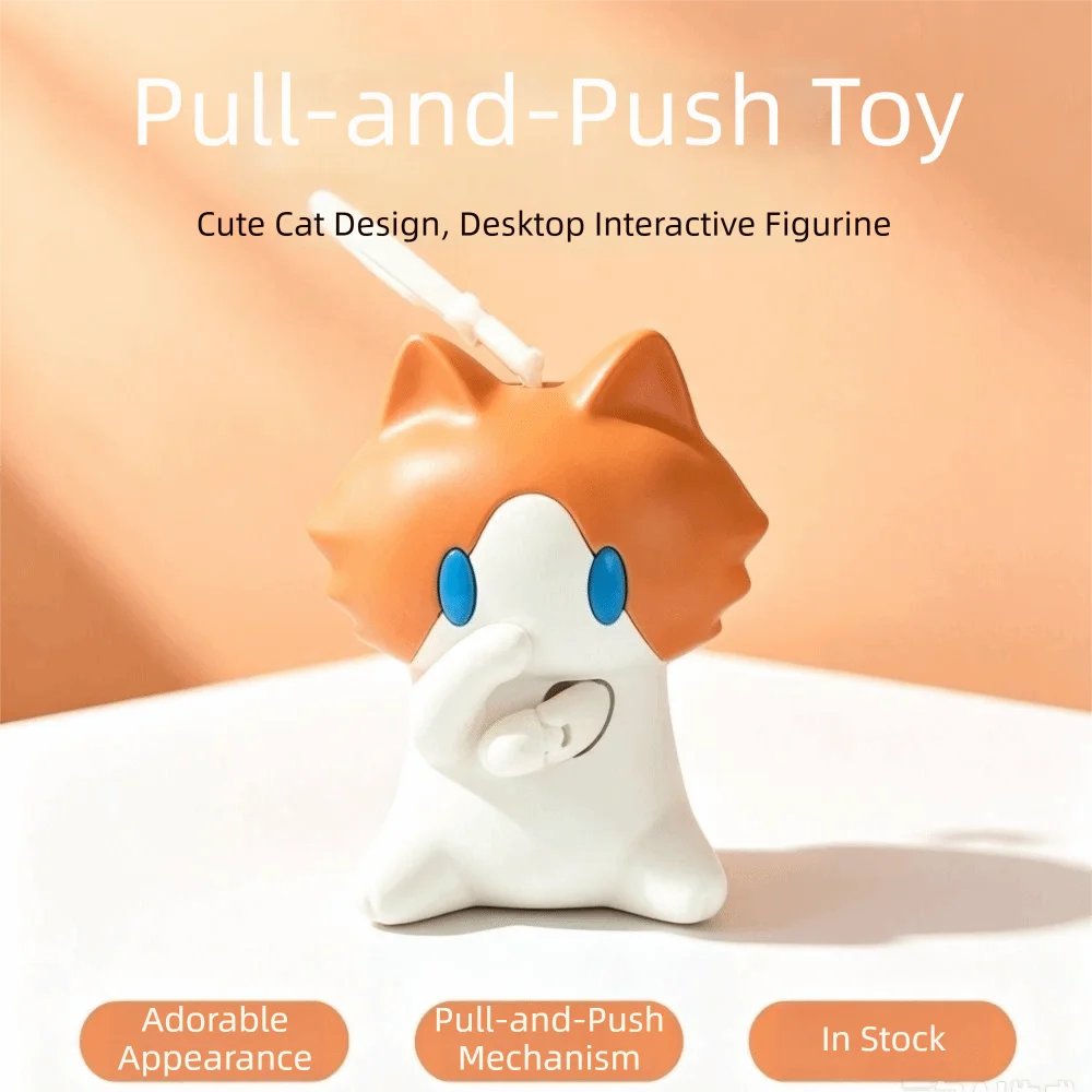 Interactive Salary Cat Keychain Cartoon Keyring Pull-String Pendant Funny Cute Bag Pendant Hand-Waving Keychain Christmas Gift