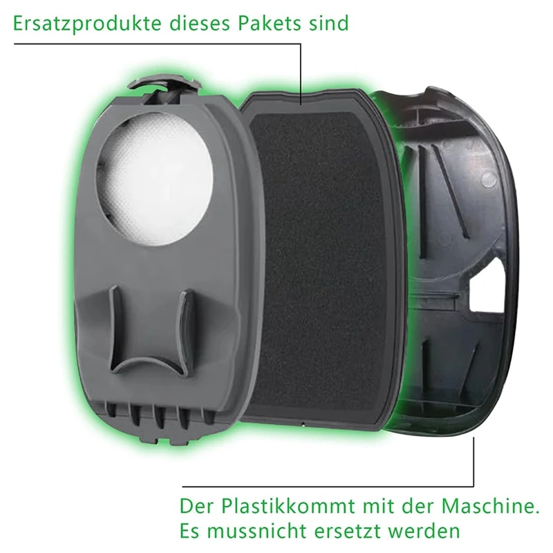 A86I-2 個 Aquatrio 9000 シリーズ XW9383 XW9385 掃除機部品洗えるフィルターキットロボットスイーパースペアパーツ