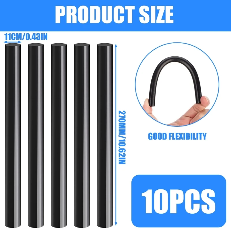 

D8KE 10PCS Ремонт DENT HOT GOT GLUES CAR CAR DENT Ремонт инструмент для ремонта 270x11 мм