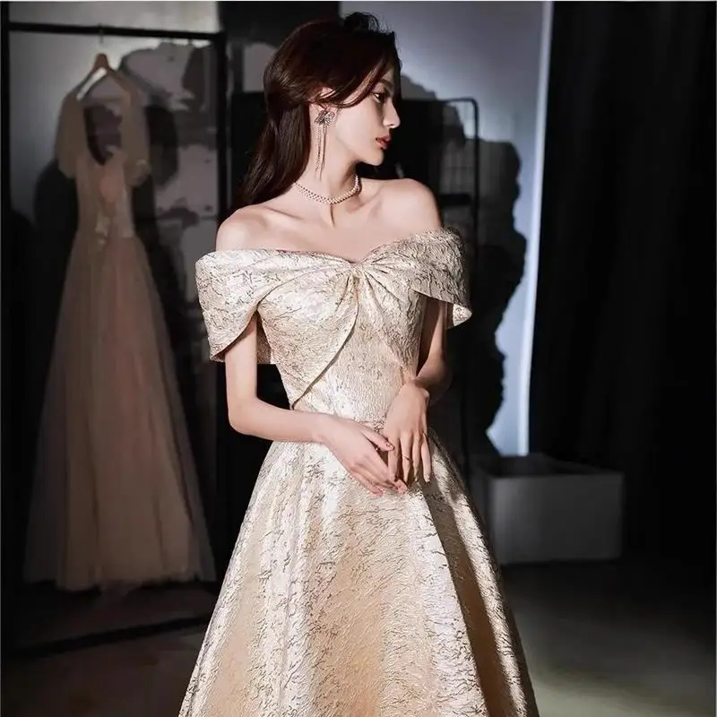 

Ele средней длины на одно плечо Dr для женщин, летнее вечернее платье на день рождения, вечернее платье для хозяев, роскошное легкое новое платье