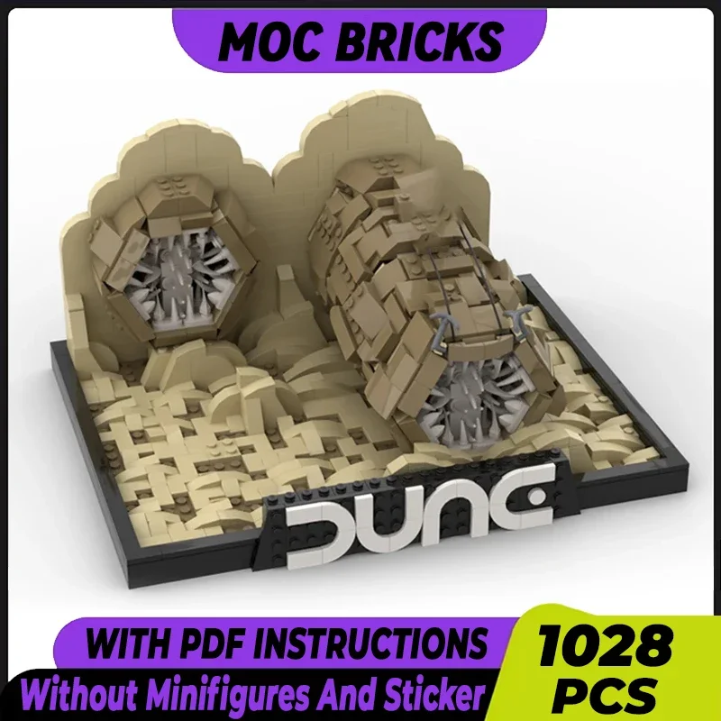 

Popular Star Movie Model Moc Building Bricks Desert Stronghold Technology Modular Blocks Gifts Christmas Toys DIY Sets Assembly