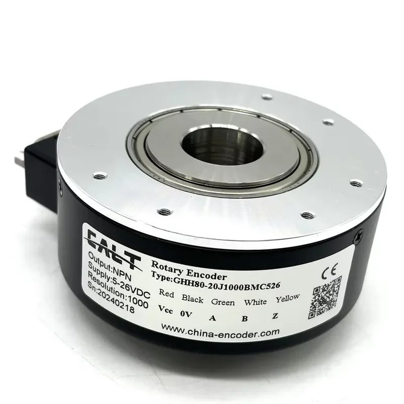 for GHH80-20J1000BMC526 20mm Hollow Shaft 1000ppr NPN Incremental Rotary Encoder