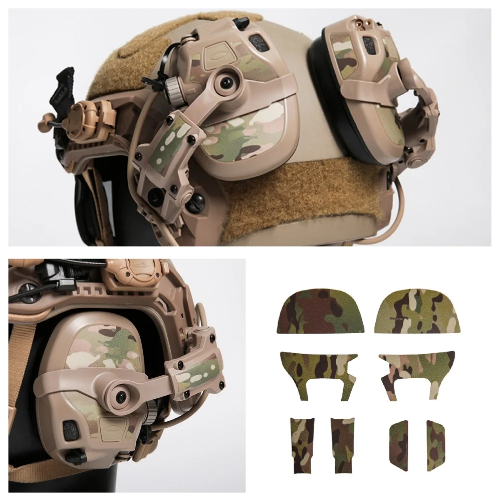 Multicam Amp Tactical Earphone Camo Patch Imported Material Anti IR Reflective MC Camo Patch