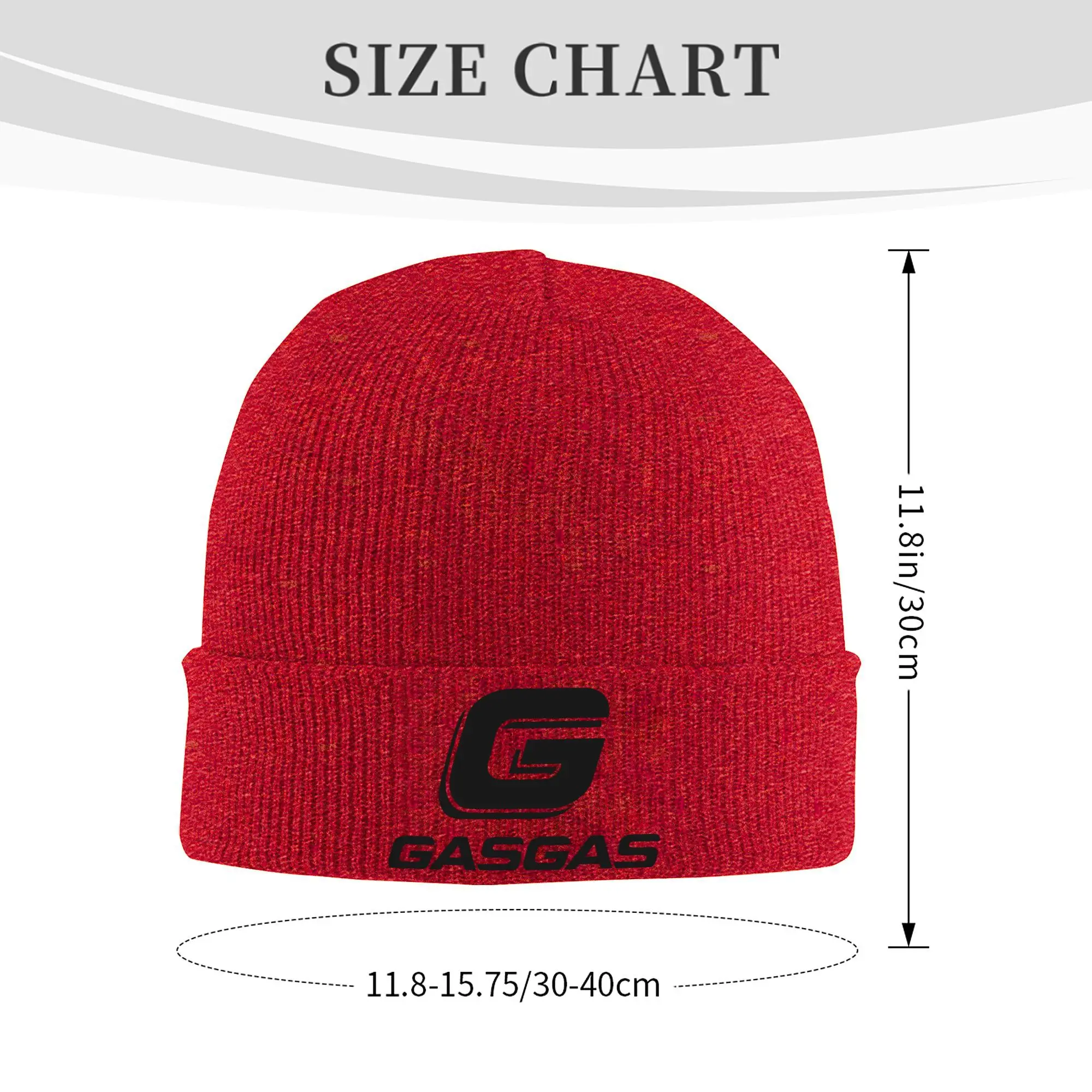 Custom GasGas Logo Bonnet Hats  Fashion Knitting Hat For Men Women Winter Warm Spanish motorcycle Skullies Beanies Caps