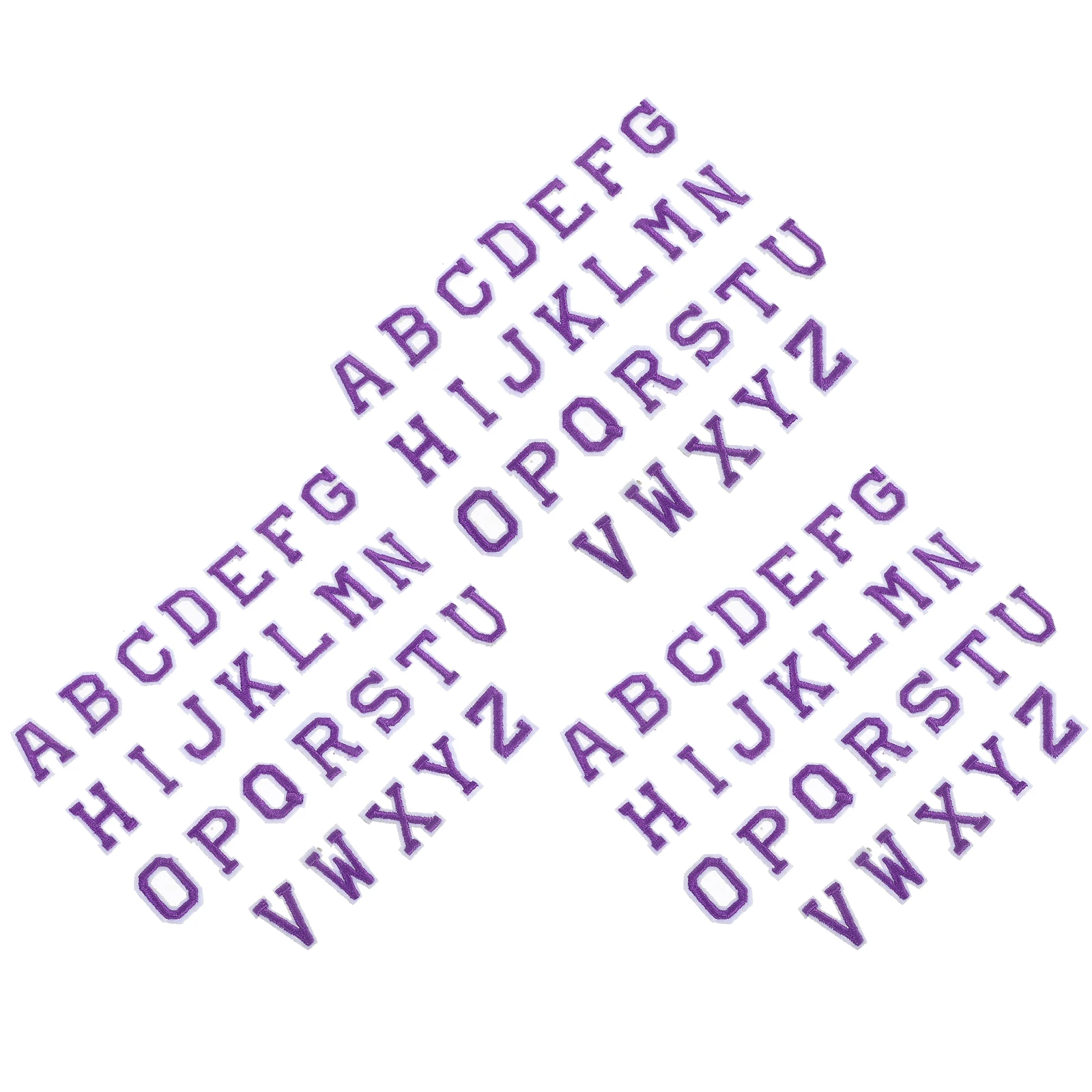 

3 Sets Felt Letter Board Alphabet Applique Patches Bags Iron Embroidered Clothing Clothes Repair