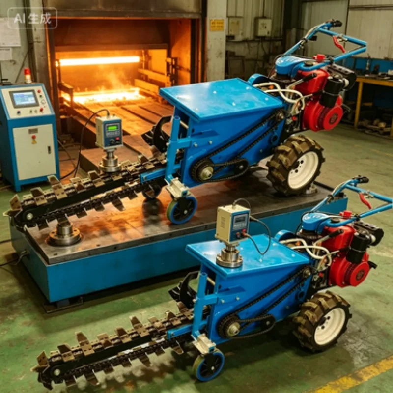 Greenhouse Orchard Fertilization Trenching Machine, Farmland Drainage Tractor Trenching Machine, Trench Digging Machine