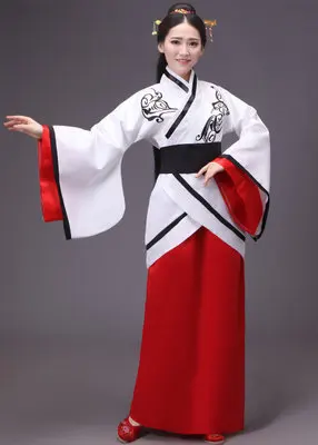 Ancient Fairy Costumes Elegant Women's Hanfu Dress Tang Suit Princess Outfit Full Bust Gown Stage Performance Outfit