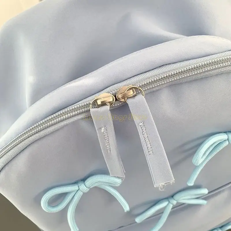 X90d Solid Color Travel Rucksack schöne Bows Rucksack Schule Rucksack großer Kapazität Rucksack Japaner Styles Rucksack