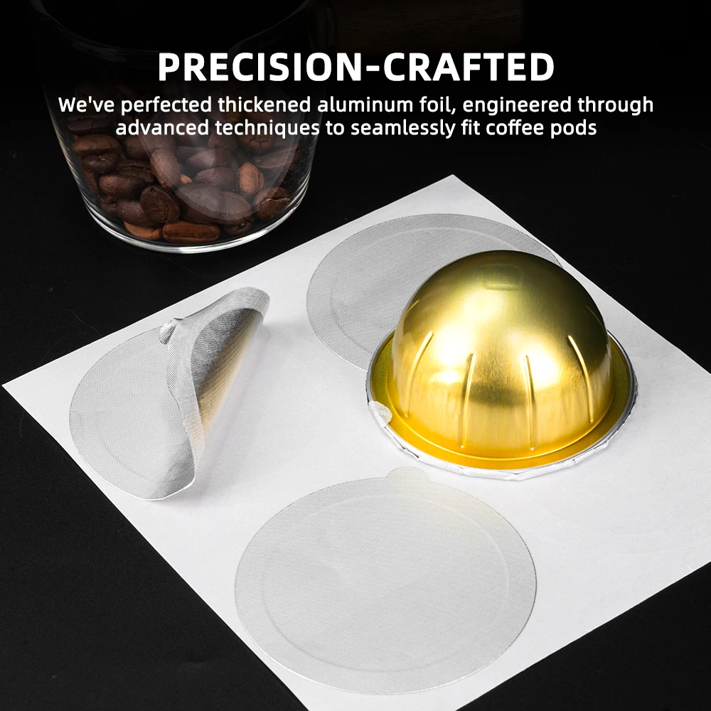 100PCS Self-adhesive Aluminum  - đánh giá và giá Coffee Tea Difference