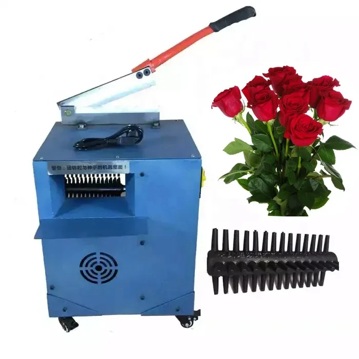 Flower Shop Rose Thorn Removing Machine Rose Leaf Remove Machine