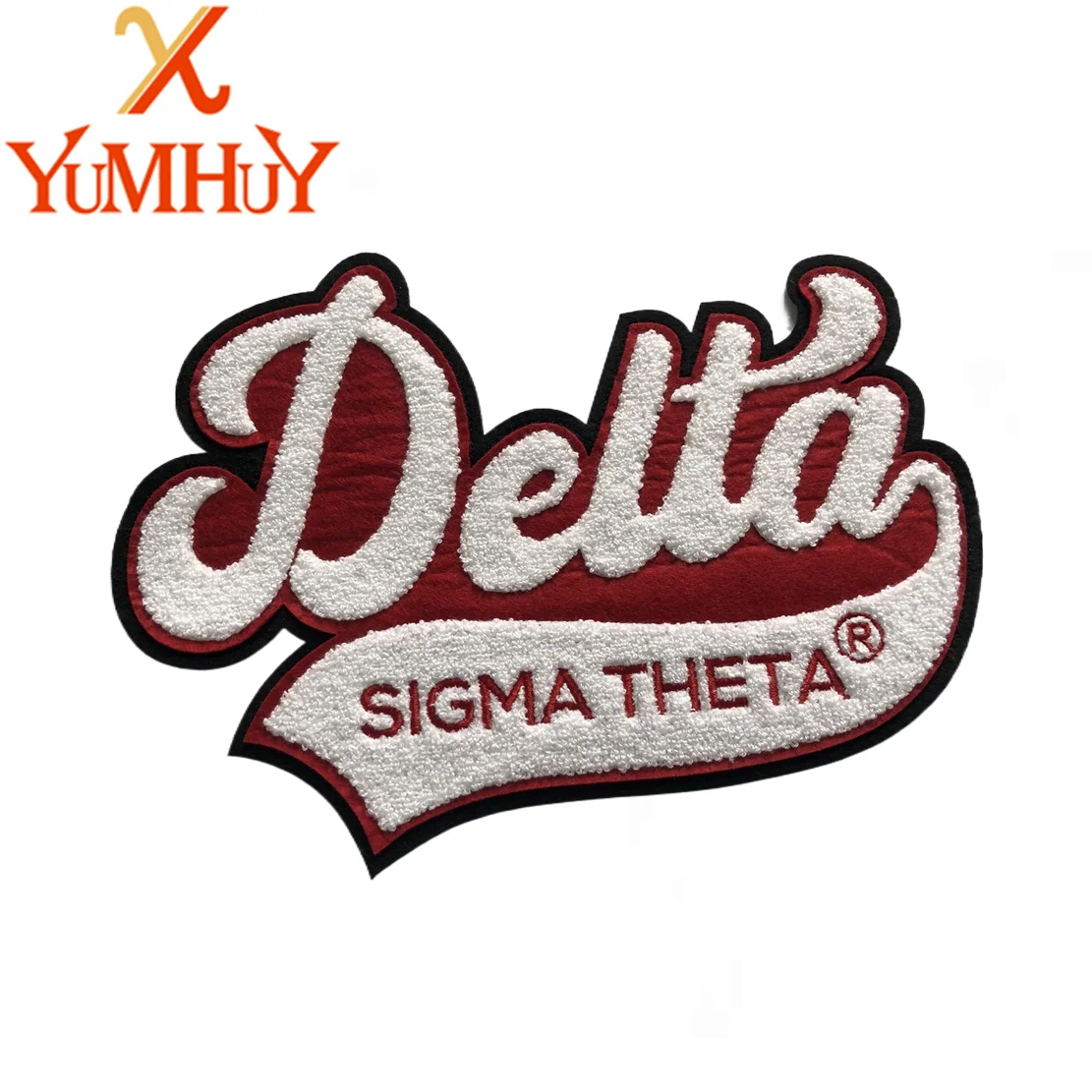 

11 Inch Letter "Delta Sigma Theta " Sorority Patches,Since 1913 Chenille Patches DIY Iron-On Patch