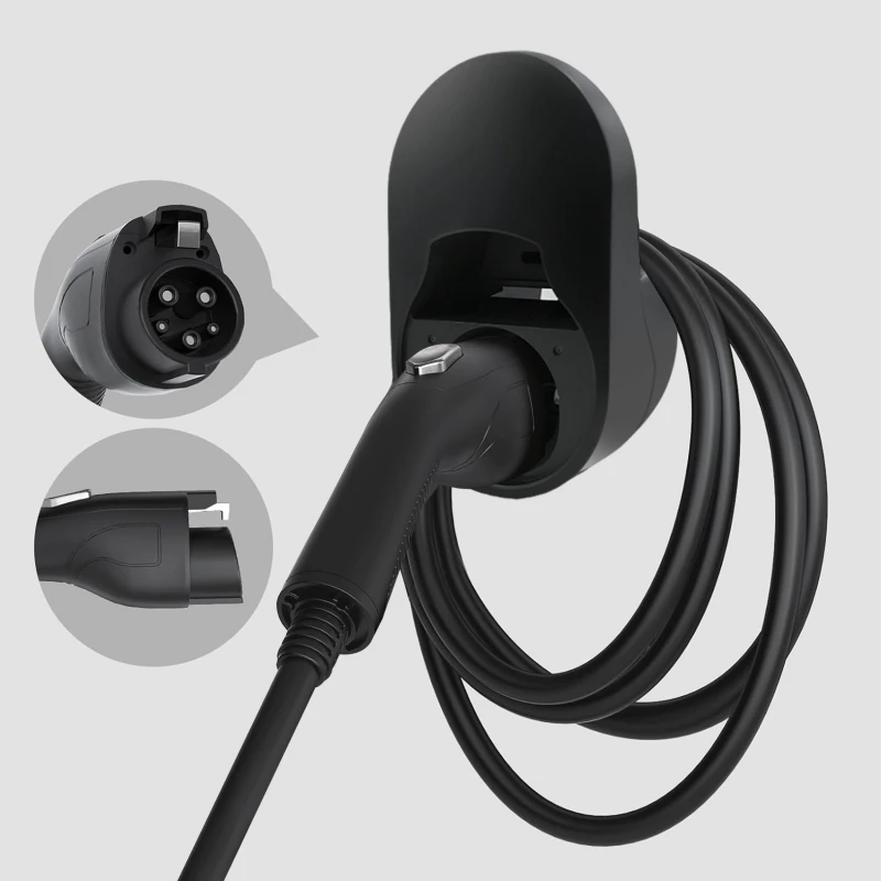 EV Charger Holder Holster Dock For Electric Vehicle Type1 Charging Cable Extra Protection Leading Wallbox