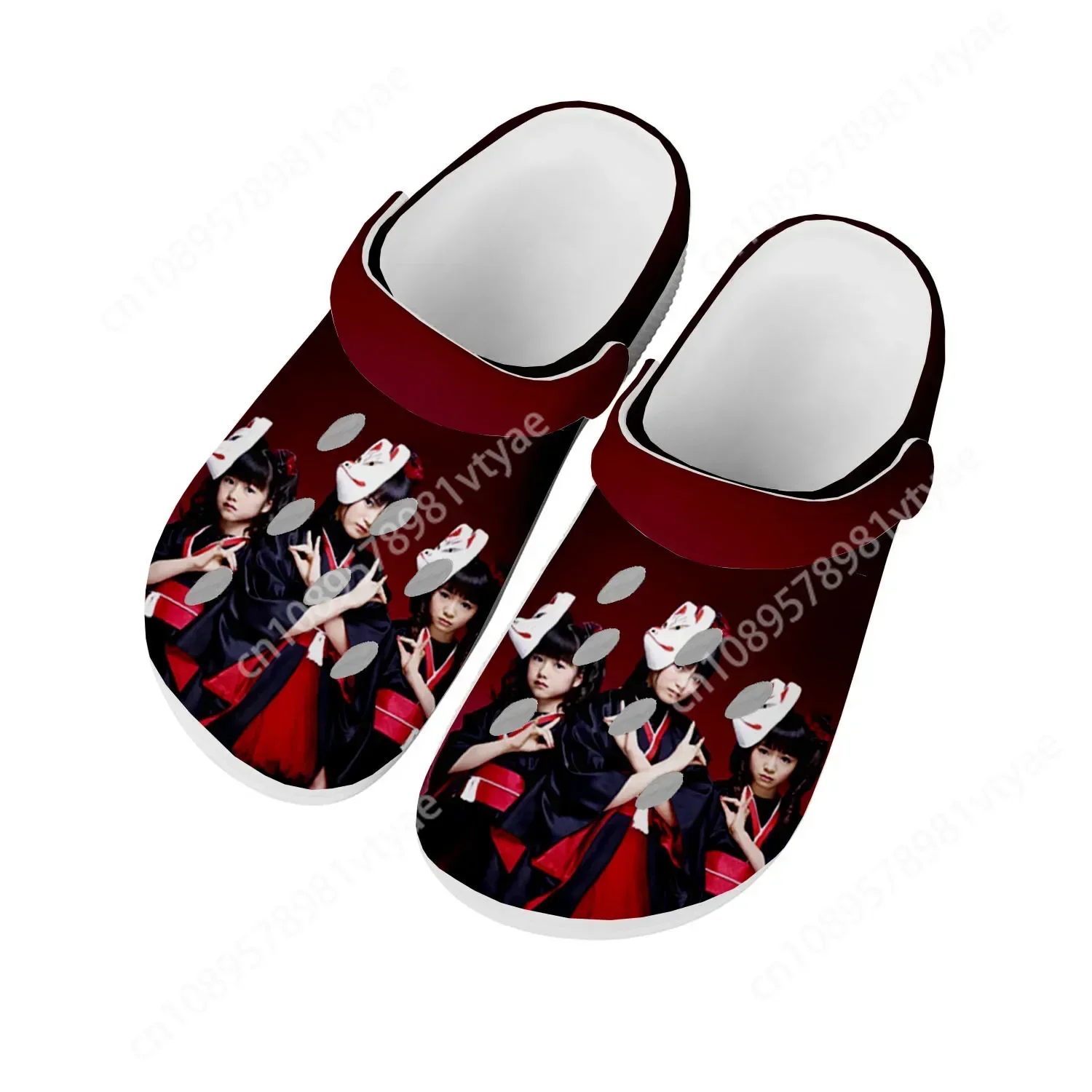 Babymetal Rock Band Pop Fashion Home Clogs Custom Water Shoes Mens Womens Teenager Shoes Clog Breathable Beach Hole Slippers