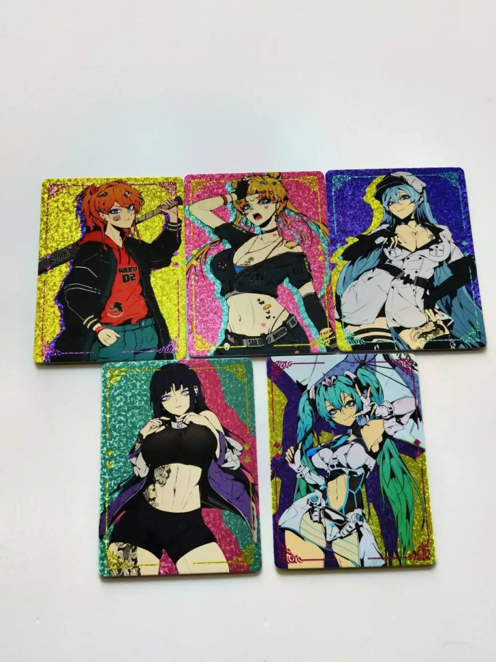 Anime Goddess Story BoaHancock Kitagawa Marin Asuka Langley Soryu Tatsumaki Hatsune Miku collection card Christmas birthday gift