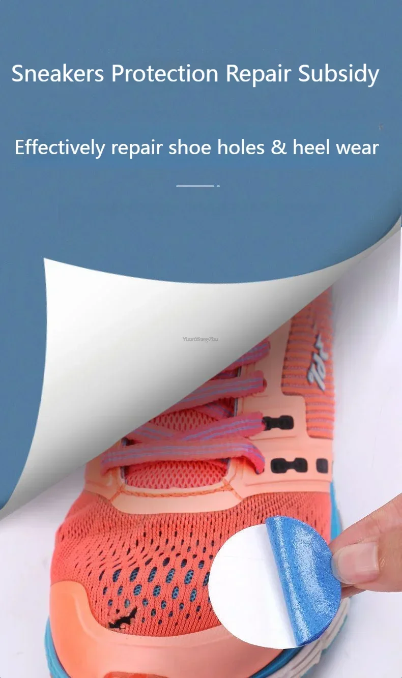 Sportschuhe Patches Vamp Reparatur Schuheinlagen Patch Sneakers Fersenschutz Klebepflaster Reparatur Schuhe Ferse Fußpflegeprodukte – Detail 1